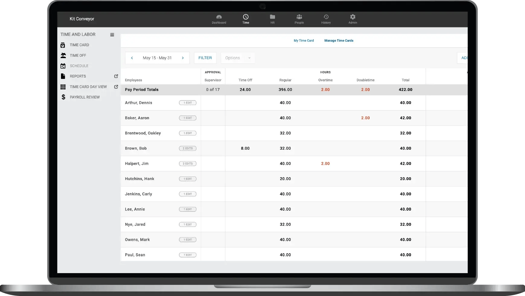 Automate Timekeeping